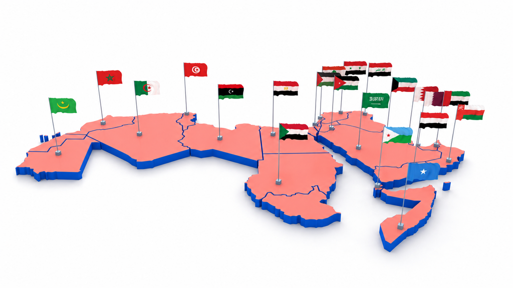 Arabische Welt Länder